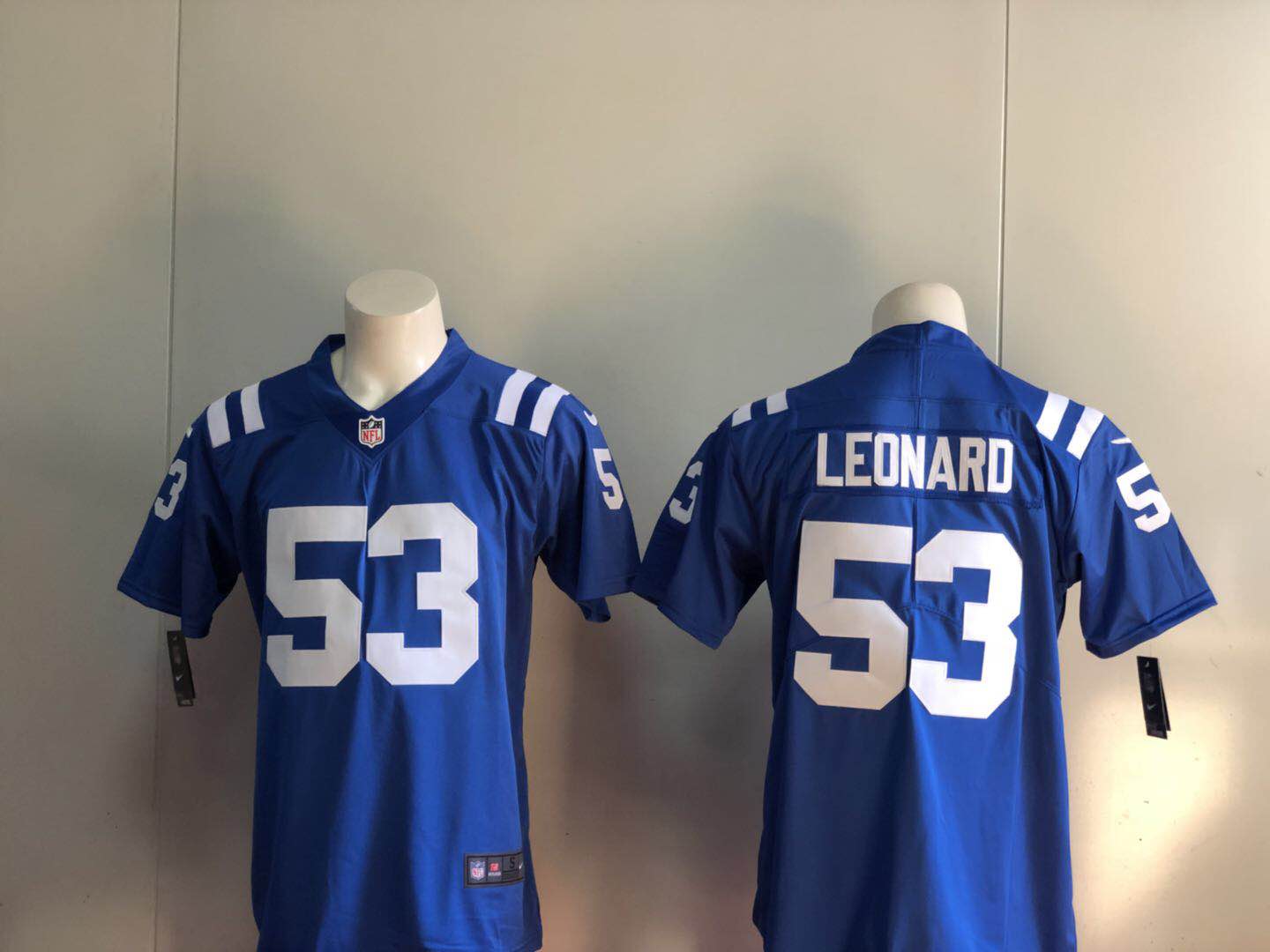 Men Indianapolis Colts 53 Leonard blue Nike Vapor Untouchable Limited Player NFL Jerseys
